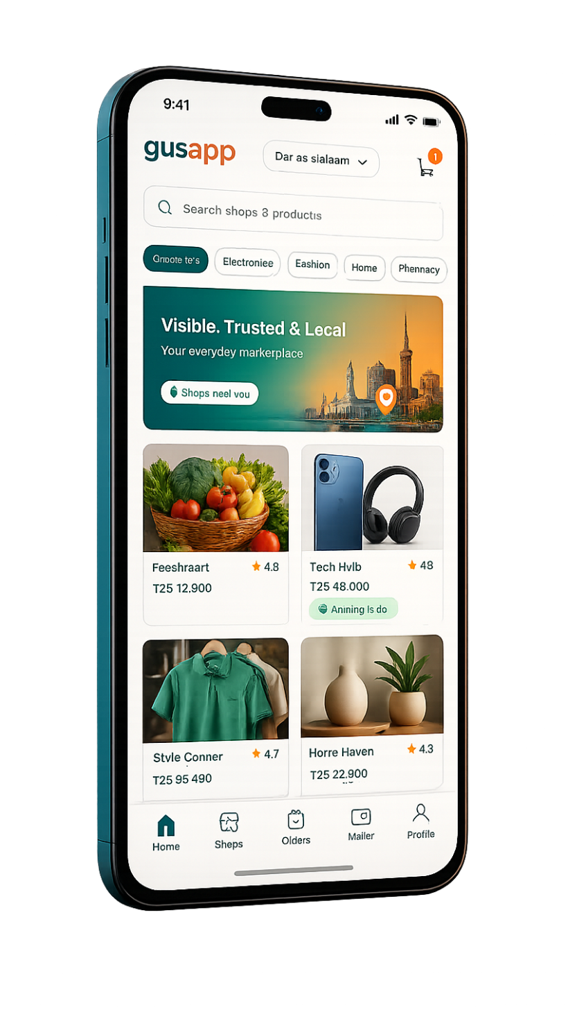 gusapp order tracking — your order on its way in Dar es Salaam